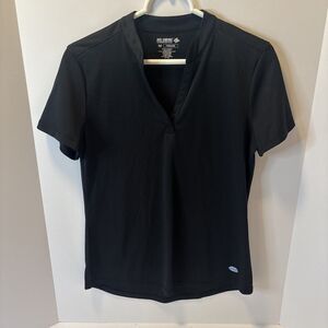 Reel Legends Women’s Freeline Black Shirt Short Sleeve Size Medium